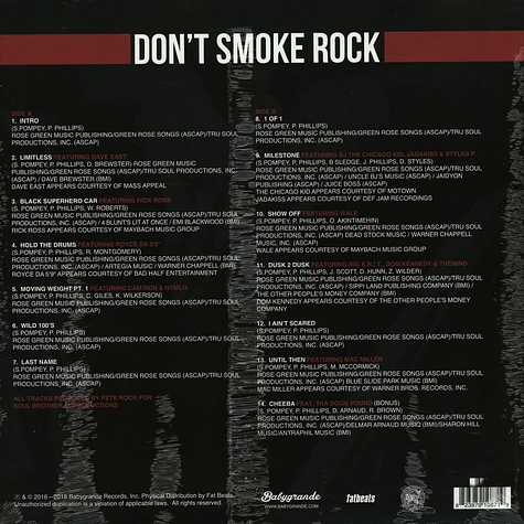 Smoke DZA x Pete Rock - Don't Smoke Rock Turquoise Vinyl Edition