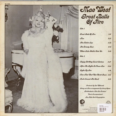 Mae West - Great Balls Of Fire