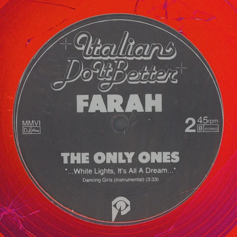 Farah - The Only Ones Pink Vinyl Edition