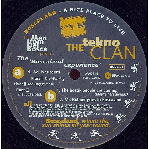 The Men From Del Bosca present... The Tekno Clan - The 'Boscaland Experience'
