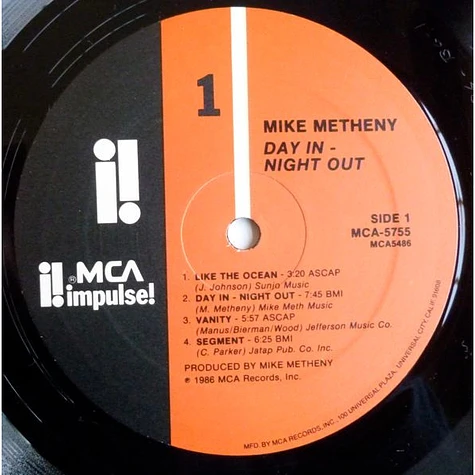 Mike Metheny - Day In - Night Out