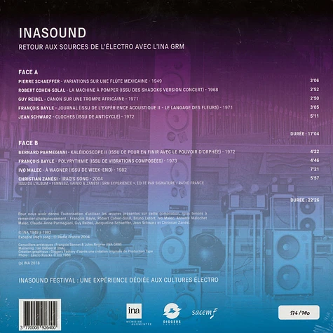 V.A. - Inasound / Sources De L'electro Avec L'ina Grm