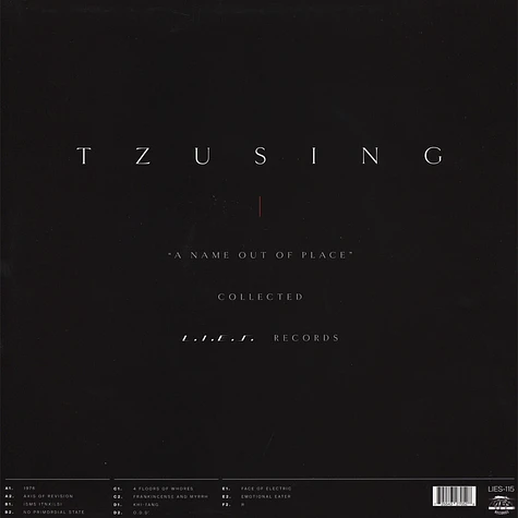 Tzusing - A Name Out Of Place Collected