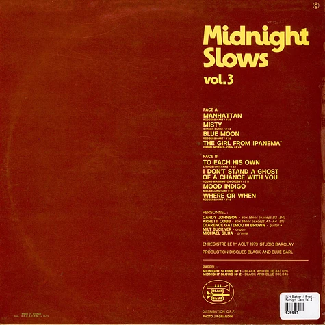 Milt Buckner / Arnett Cobb, Candy Johnson - Midnight Slows Vol.3