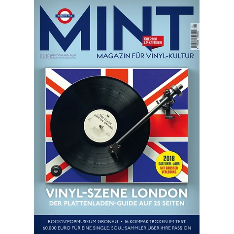 Mint - Das Magazin Für Vinylkultur - Ausgabe 25 - Januar 2019