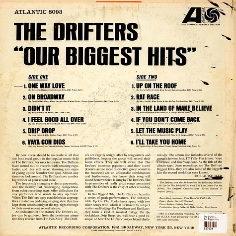 The Drifters - Our Biggest Hits