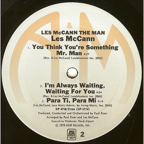 Les McCann - The Man