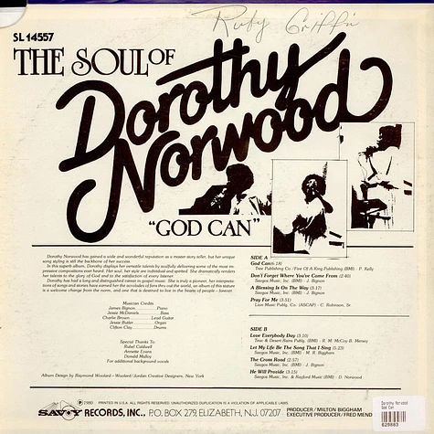 Dorothy Norwood - God Can