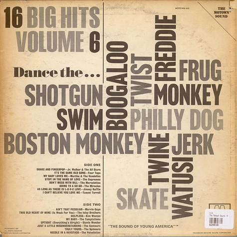 V.A. - The Motown Sound: A Collection Of 16 Original Big Hits Vol. 6