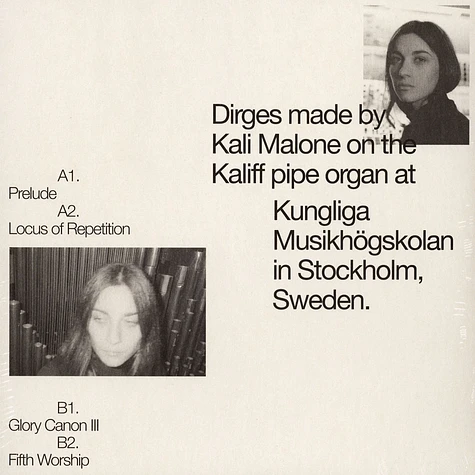 Kali Malone - Organ Dirges 2016-2017