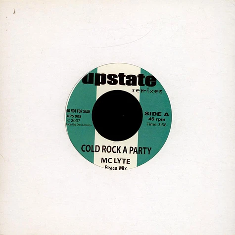 MC Lyte / Beenie Man - Cold Rock A Party / King Of The Dancehall