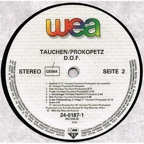 Tauchen-Prokopetz - DÖF