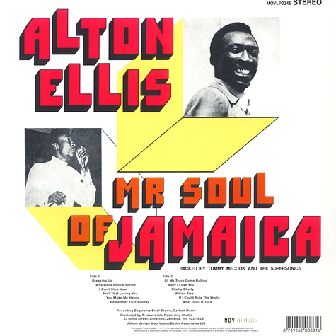 Alton Ellis - Mr Soul Of Jamaica Colored Vinyl Edition