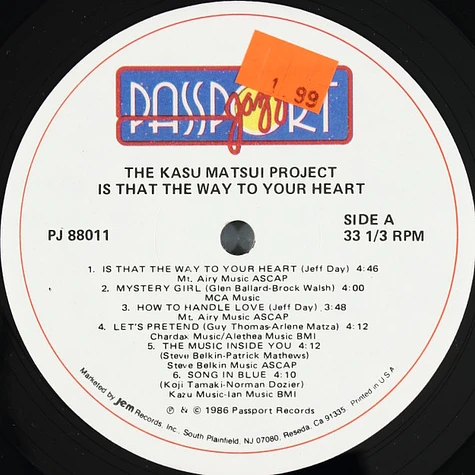 The Kazu Matsui Project Featuring Greg Walker, Phillip Ingram And Norman Dozier - Is That The Way To Your Heart