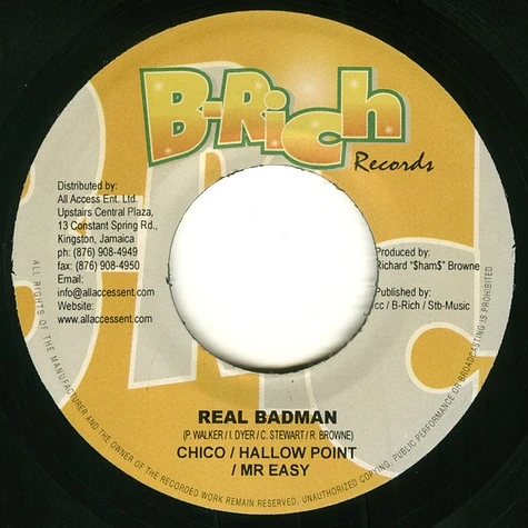 Christopher / Chico / Hollow Point / Mr. Easy - Yeah / Real Badman