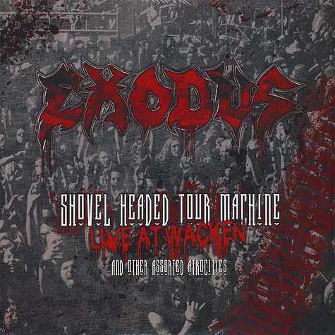Exodus - Shovel Headed Tour Machine Clear with Red / White Splatter