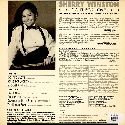 Sherry Winston - Do It For Love