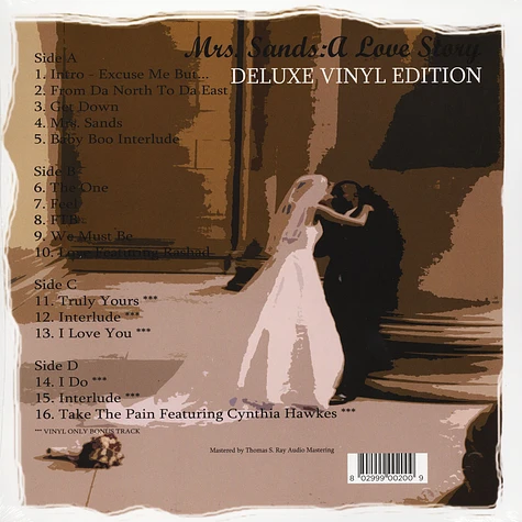 J. Sands & J Dilla - Mrs. Sands: A Love Story Deluxe Vinyl Edition Part 1