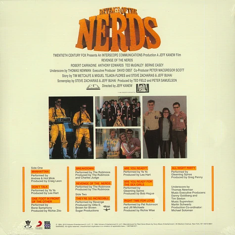 V.A. - OST Revenge Of The Nerds Pocket Protector Brown Vinyl Edition (Die Rache der Eierköpfe)