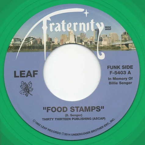 Leaf - Food Stamps / How Do I Know Green Vinyl Edition