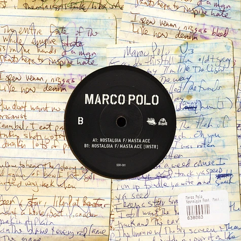 Marco Polo - Nostalgia Feat. Masta Ace Tour Only Color Vinyl Edition