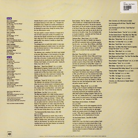 V.A. - Columbia Jazz Masterpieces Sampler Volume II