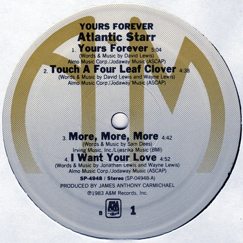 Atlantic Starr - Yours Forever