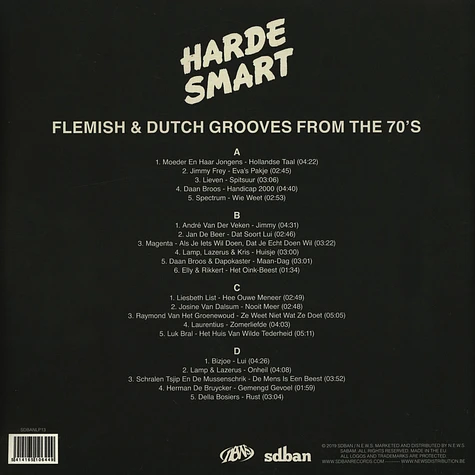 V.A. - Harde Smart: Flemish & Dutch Grooves From The 70's