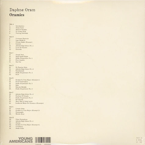 Daphne Oram - Oramics Clear Vinyl Edition