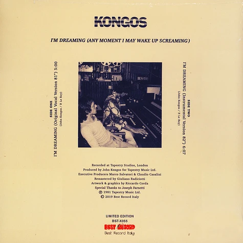 John Kongos - I'm Dreaming (Any Moment I May Wake Up Scraming)