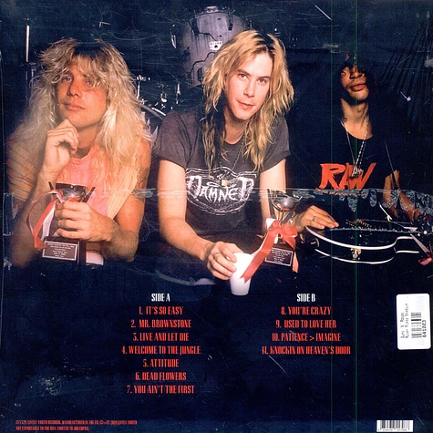 Guns N' Roses - River Plate Stadium Buenos Aires 1993 Black Vinyl Edition