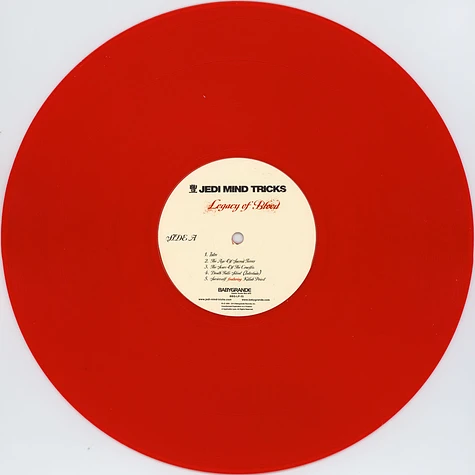 Jedi Mind Tricks - Legacy Of Blood Red Vinyl Edition