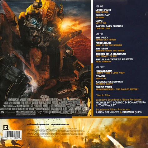 V.A. - OST Transformers: Revenge Of The Fallen - The Album Record Store Day 2019 Edition