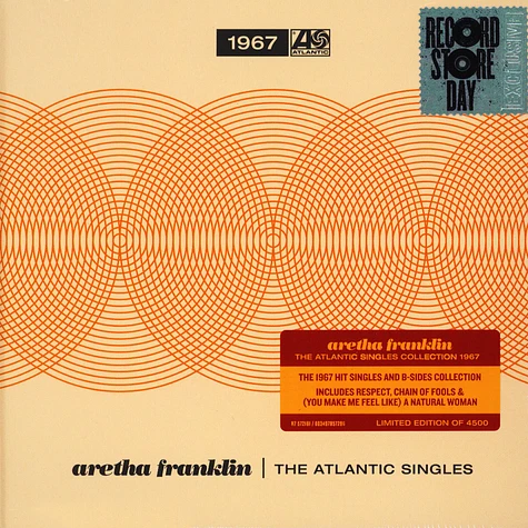 Aretha Franklin - The Atlantic Singles Collection 1967-1970 Record Store Day 2019 Edition