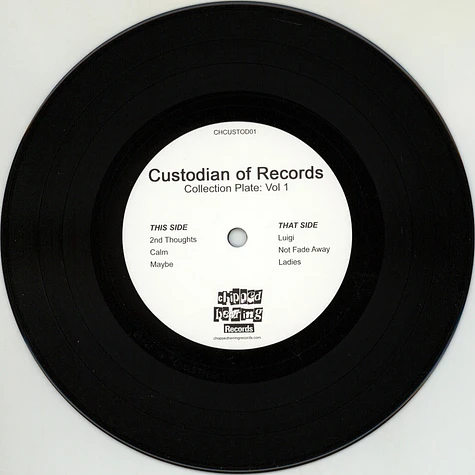 Custodian Of Records - Collection Plate Vol 1