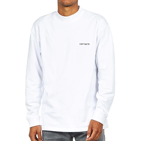 Carhartt WIP - L/S Mockneck Script Embroidery T-Shirt