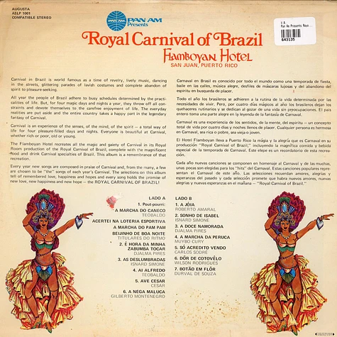 V.A. - Pan Am Presents Royal Carnival Of Brazil Flamboyan Hotel