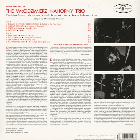 Wlodzimierz Nahorny Trio - Heart