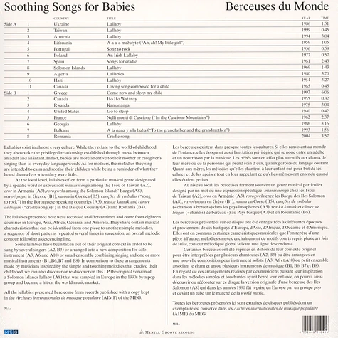 V.A. - Soothing Songs For Babies