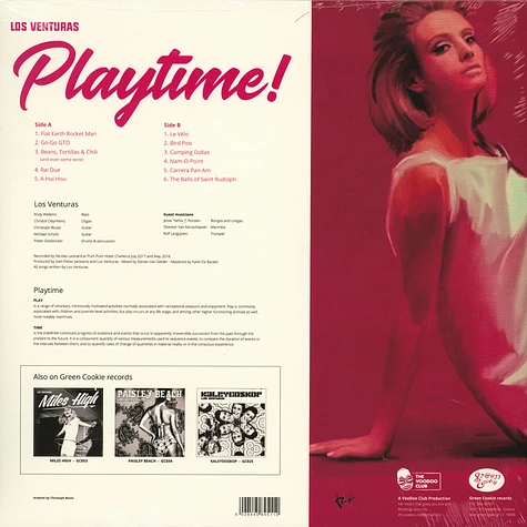 Los Venturas - Playtime! Black Vinyl Version