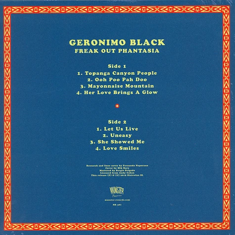 Geronimo Black - Freak Out Phantasia