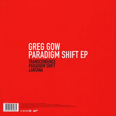 Greg Gow - Paradigm Shift