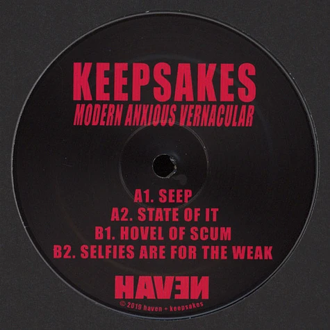 Keepsakes - Modern Anxious Vernacular