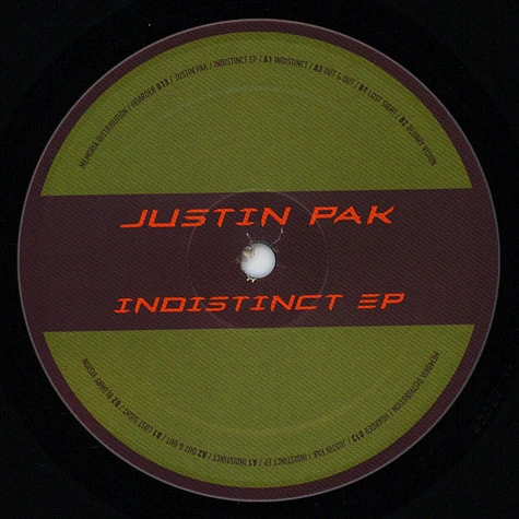 Justin Pak - Indistinct EP