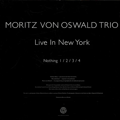 Moritz Von Oswald Trio - Live In New York