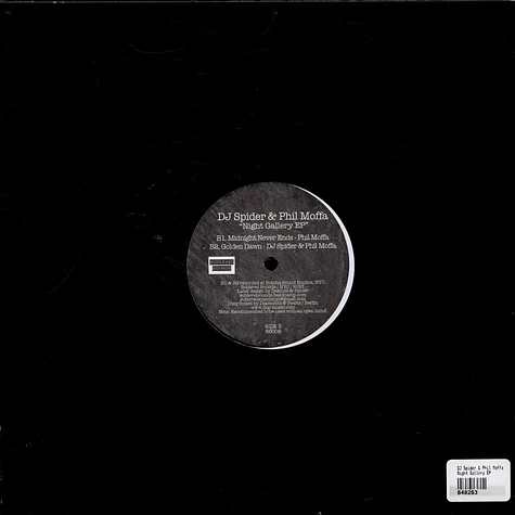 DJ Spider & Phil Moffa - Night Gallery EP