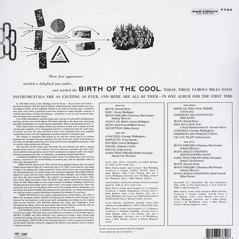 Miles Davis - The Complete Birth Of The Cool