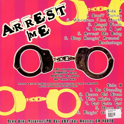 The Gee Strings - Arrest Me