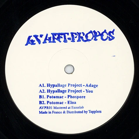 Hypallage Project & Potomac - Avant-Propos 01