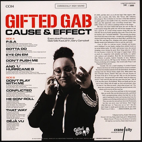 Gifted Gab - Cause & Effect